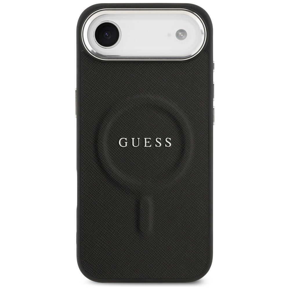 Husa MagSafe pentru Apple iPhone 17 Air, Guess, Classic Logo, Neagra