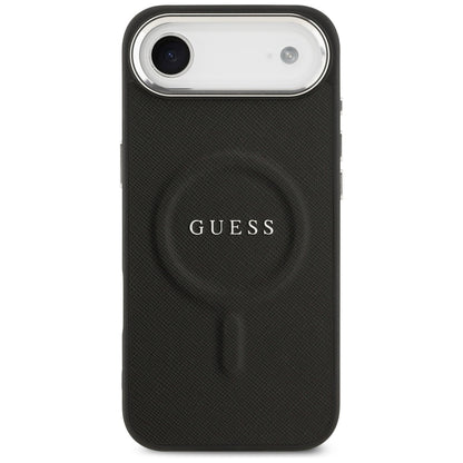 Husa MagSafe pentru Apple iPhone 17 Air, Guess, Classic Logo, Neagra