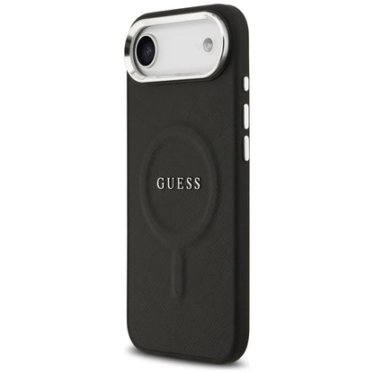 Husa MagSafe pentru Apple iPhone 17 Air, Guess, Classic Logo, Neagra