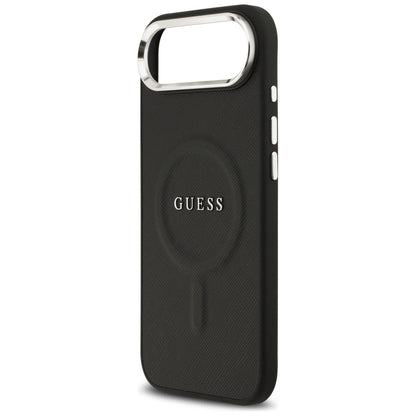 Husa MagSafe pentru Apple iPhone 17 Air, Guess, Classic Logo, Neagra