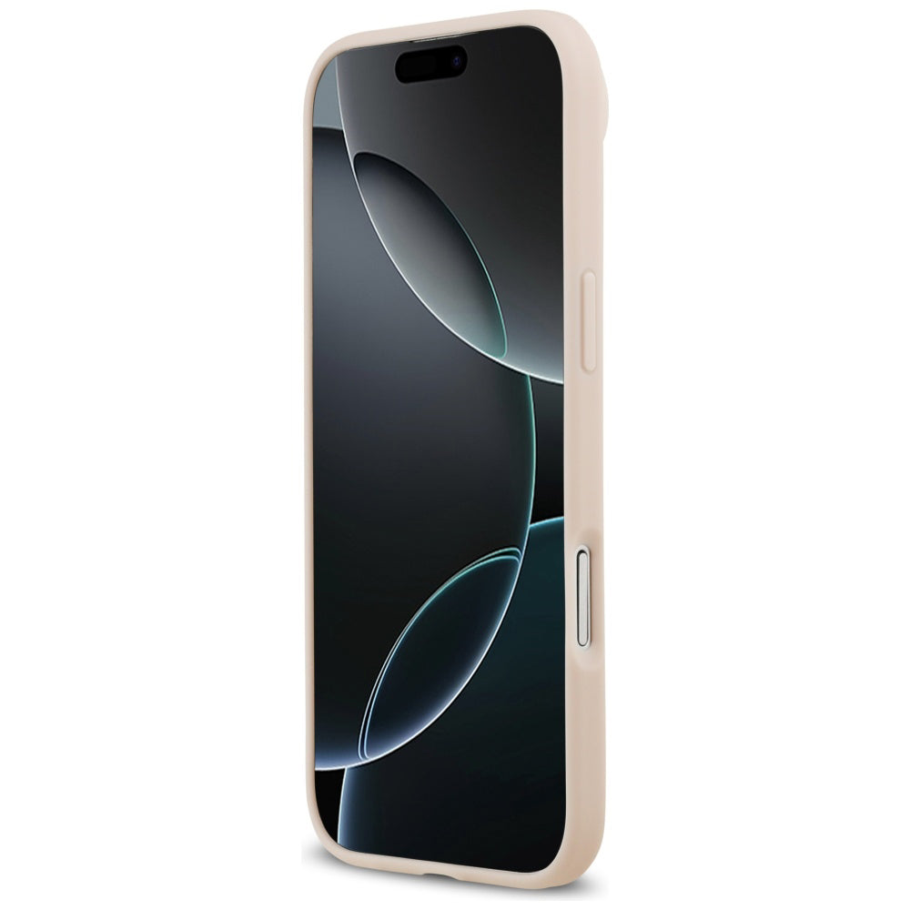 Husa MagSafe pentru Apple iPhone 17 Air, Guess, Grained Flowers, Roz