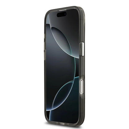 Husa MagSafe pentru Apple iPhone 17 Air, Guess, IML Gradient Triangle Logo, Neagra