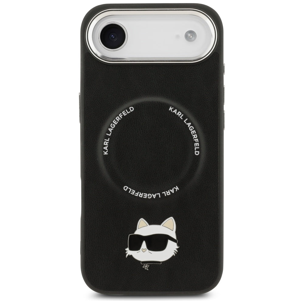Husa MagSafe pentru Apple iPhone 17 Air, Karl Lagerfeld, Choupette Pin, Neagra