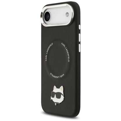 Husa MagSafe pentru Apple iPhone 17 Air, Karl Lagerfeld, Choupette Pin, Neagra