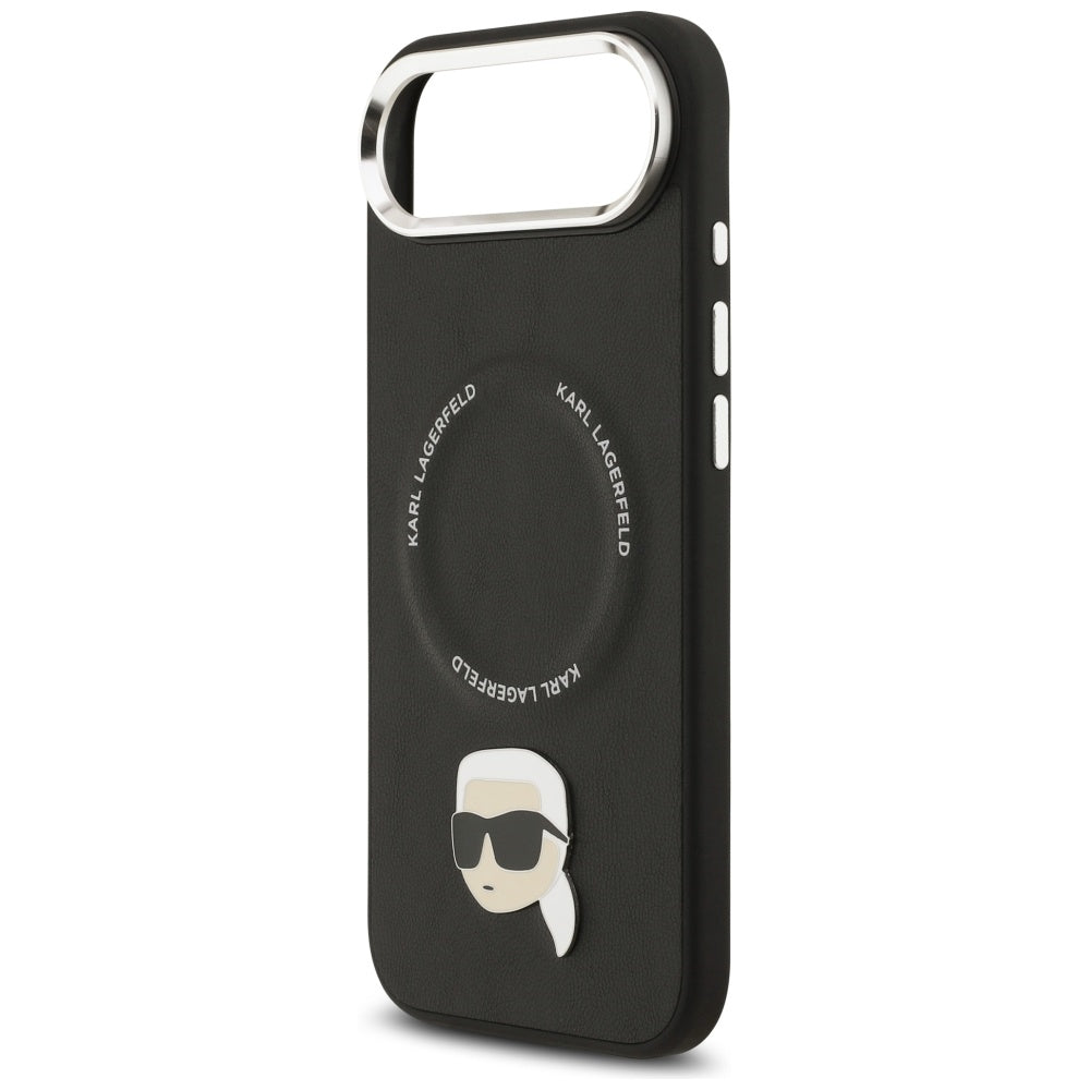 Husa MagSafe pentru Apple iPhone 17 Air, Karl Lagerfeld, Karl Pin, Neagra