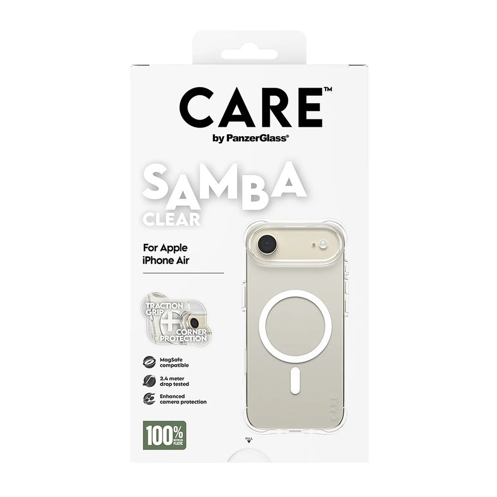 Husa MagSafe pentru Apple iPhone 17 Air, PanzerGlass, Care Fashionable, Transparenta Alba