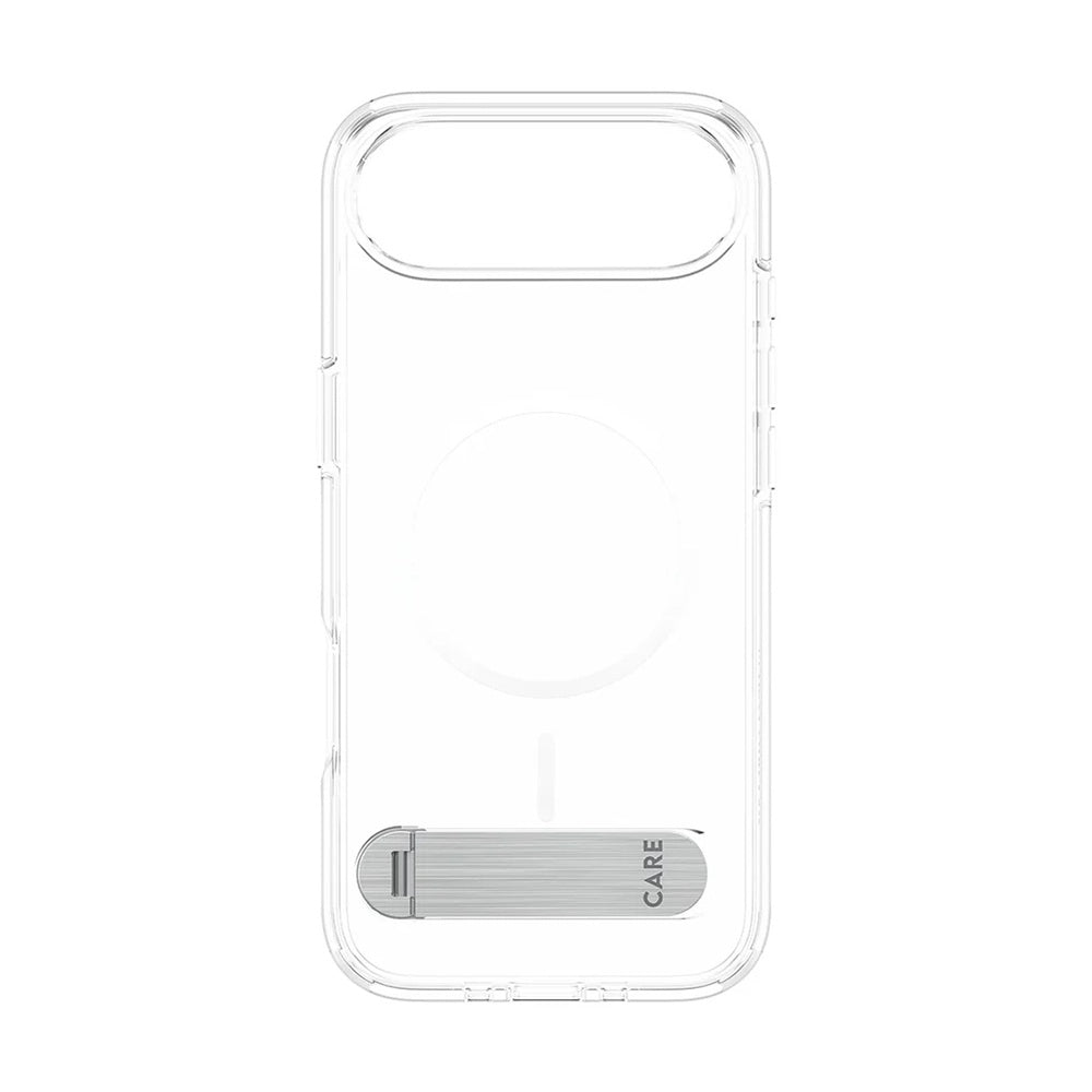 Husa MagSafe pentru Apple iPhone 17 Air, PanzerGlass, Care Feature Kickstand, Transparenta