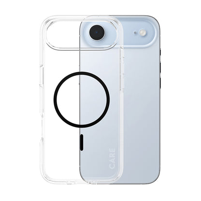 Husa MagSafe pentru Apple iPhone 17 Air, PanzerGlass, Care Urban Explorer, Transparenta Neagra