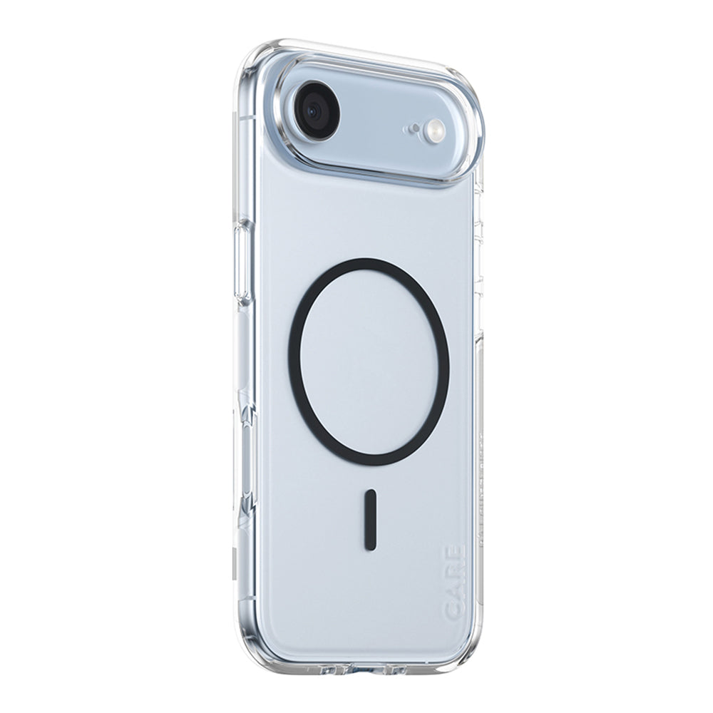 Husa MagSafe pentru Apple iPhone 17 Air, PanzerGlass, Care Urban Explorer, Transparenta Neagra