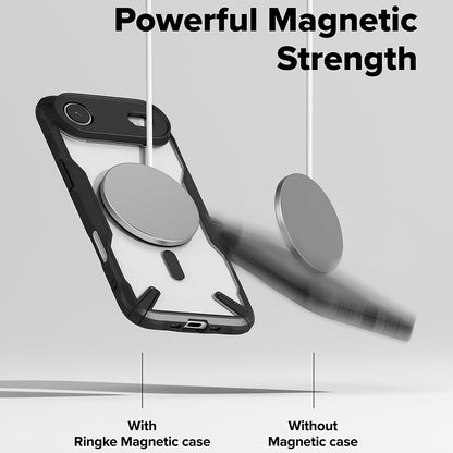 Husa MagSafe pentru Apple iPhone 17 Air, Ringke, Fusion X, Neagra