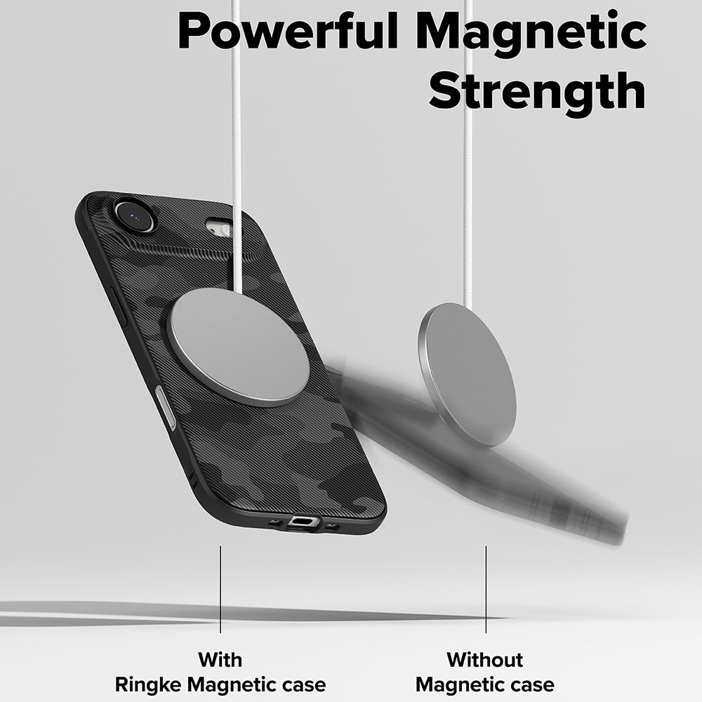 Husa MagSafe pentru Apple iPhone 17 Air, Ringke, Onyx, Camuflaj