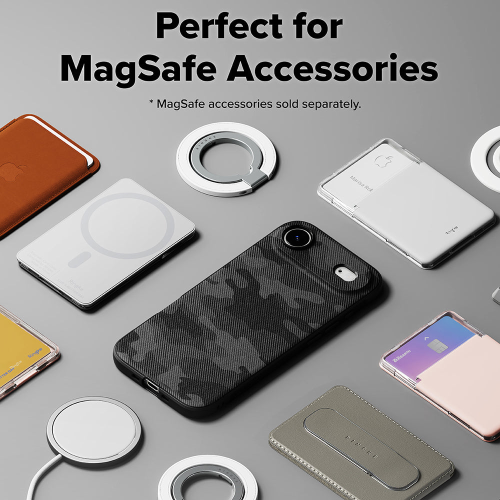 Husa MagSafe pentru Apple iPhone 17 Air, Ringke, Onyx, Camuflaj