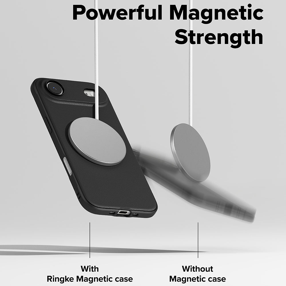 Husa MagSafe pentru Apple iPhone 17 Air, Ringke, Onyx, Neagra