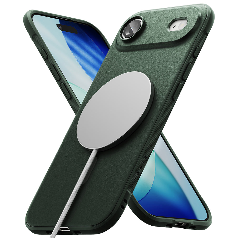 Husa MagSafe pentru Apple iPhone 17 Air, Ringke, Onyx, Verde Inchis