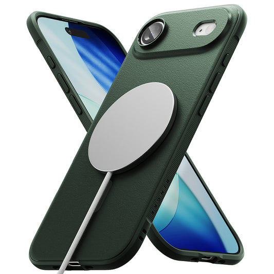 Husa MagSafe pentru Apple iPhone 17 Air, Ringke, Onyx, Verde Inchis