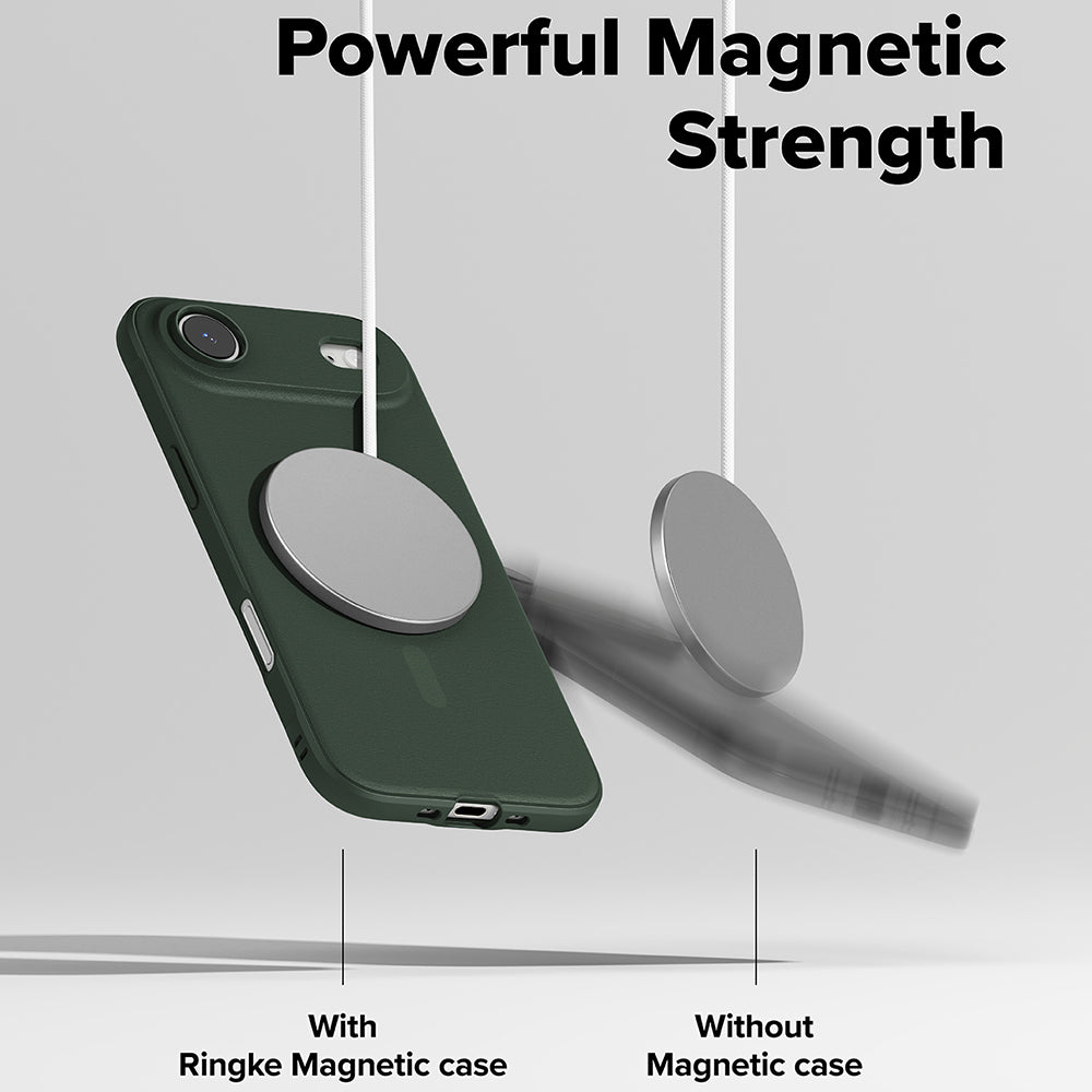 Husa MagSafe pentru Apple iPhone 17 Air, Ringke, Onyx, Verde Inchis