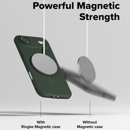 Husa MagSafe pentru Apple iPhone 17 Air, Ringke, Onyx, Verde Inchis
