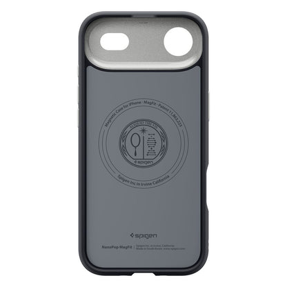 Husa MagSafe pentru Apple iPhone 17 Air, Spigen, Caseology Nano Pop, Neagra ACS10301