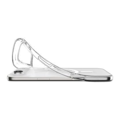 Husa MagSafe pentru Apple iPhone 17 Air, Spigen, Liquid Crystal , Alba