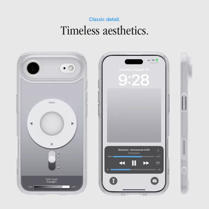 Husa MagSafe pentru Apple iPhone 17 Air, Spigen, Ultra Hybrid Classic, Argintie