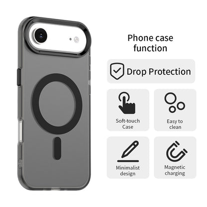 Husa MagSafe pentru Apple iPhone 17 Air, Techsuit, CandyCase, Neagra