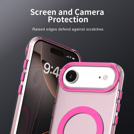 Husa MagSafe pentru Apple iPhone 17 Air, Techsuit, CandyCase, Roz