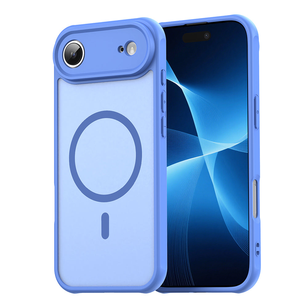 Husa MagSafe pentru Apple iPhone 17 Air, Techsuit, HaloFrost II, Albastra