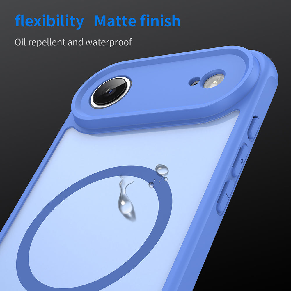 Husa MagSafe pentru Apple iPhone 17 Air, Techsuit, HaloFrost II, Albastra