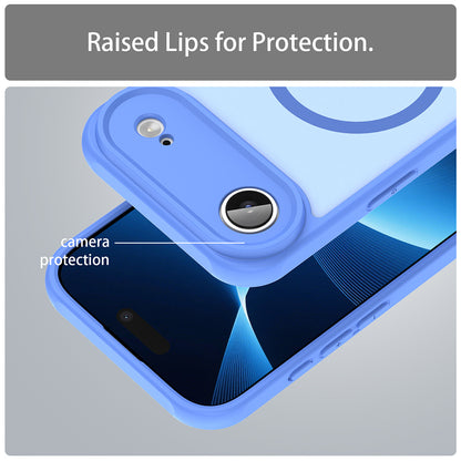 Husa MagSafe pentru Apple iPhone 17 Air, Techsuit, HaloFrost II, Albastra