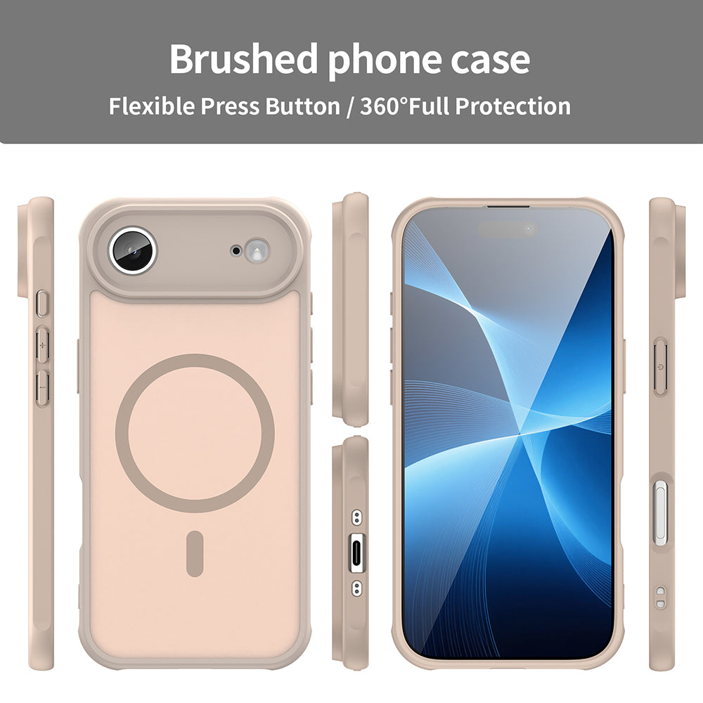 Husa MagSafe pentru Apple iPhone 17 Air, Techsuit, HaloFrost II, Aurie