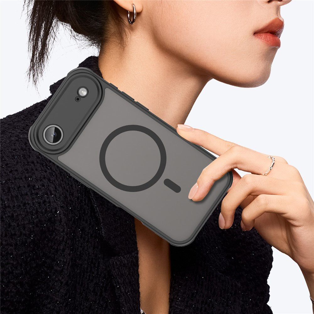 Husa MagSafe pentru Apple iPhone 17 Air, Techsuit, HaloFrost II, Neagra