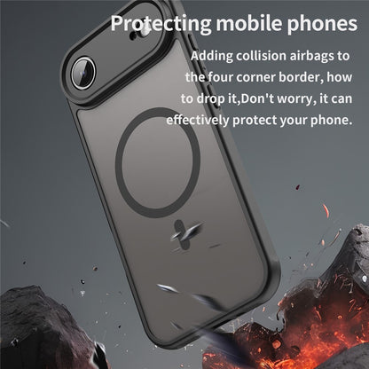 Husa MagSafe pentru Apple iPhone 17 Air, Techsuit, HaloFrost II, Neagra