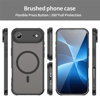 Husa MagSafe pentru Apple iPhone 17 Air, Techsuit, HaloFrost II, Neagra