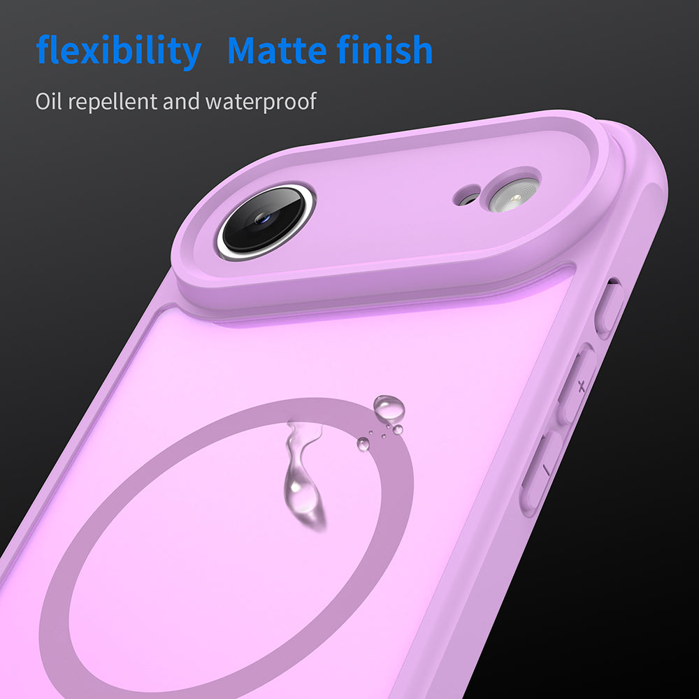 Husa MagSafe pentru Apple iPhone 17 Air, Techsuit, HaloFrost II, Roz