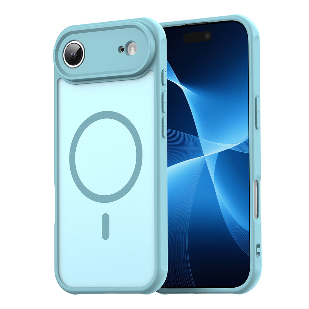 Husa MagSafe pentru Apple iPhone 17 Air, Techsuit, HaloFrost II, Verde Deschis