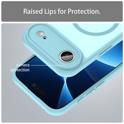 Husa MagSafe pentru Apple iPhone 17 Air, Techsuit, HaloFrost II, Verde Deschis