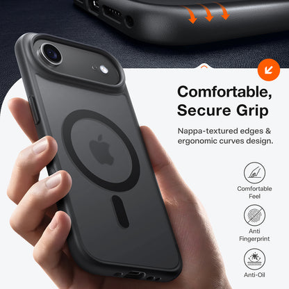 Husa MagSafe pentru Apple iPhone 17 Air, Torras, Guardian, Neagra