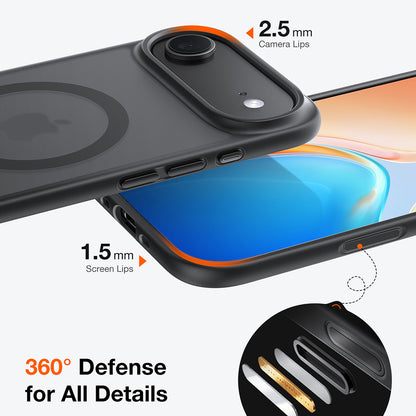 Husa MagSafe pentru Apple iPhone 17 Air, Torras, Guardian, Neagra