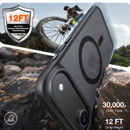 Husa MagSafe pentru Apple iPhone 17 Air, Torras, Guardian, Neagra