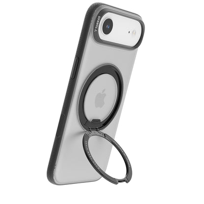 Husa MagSafe pentru Apple iPhone 17 Air, Torras, Ostand R Fitness, Neagra