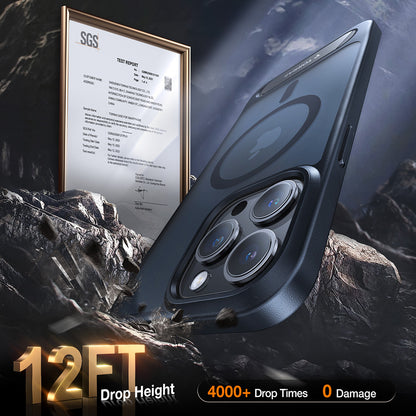 Husa MagSafe pentru Apple iPhone 17 Air, Torras, Pstand, Neagra