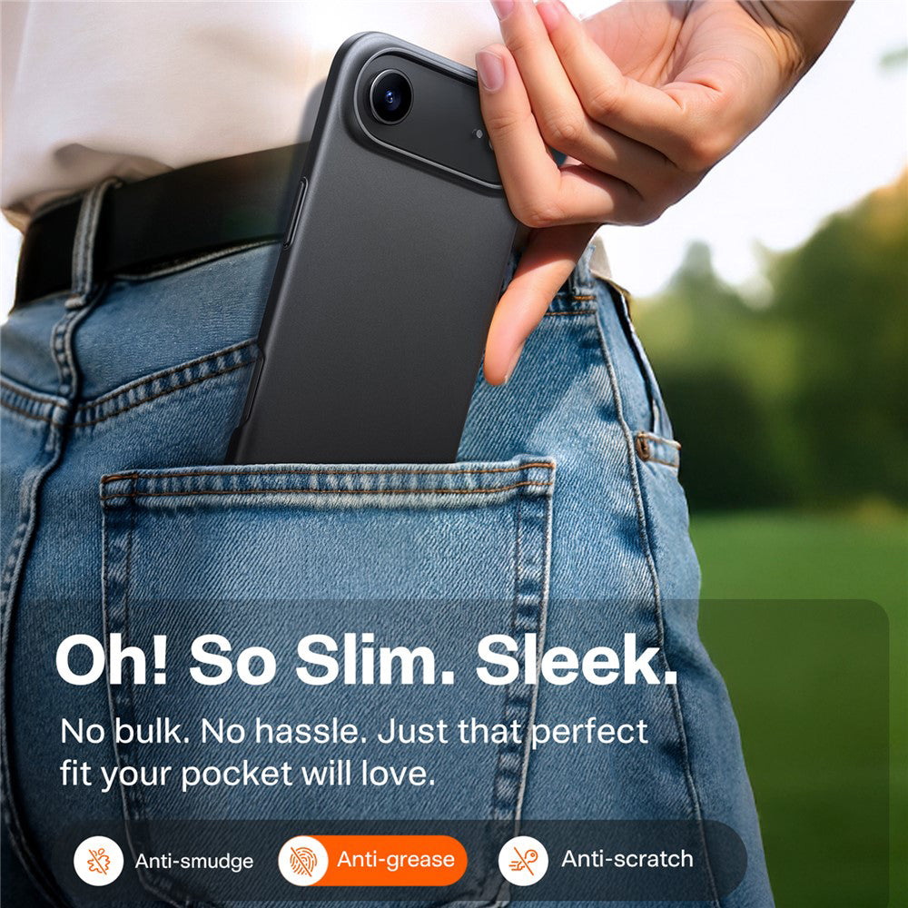 Husa MagSafe pentru Apple iPhone 17 Air, Torras, SlimFit, Neagra