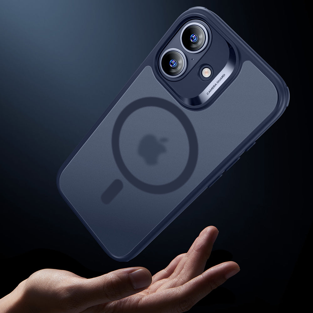 Husa MagSafe pentru Apple iPhone 17, ESR, Classic Hybrid, Albastra Satinata