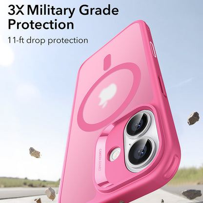 Husa MagSafe pentru Apple iPhone 17, ESR, Classic Hybrid, Roz Satinata