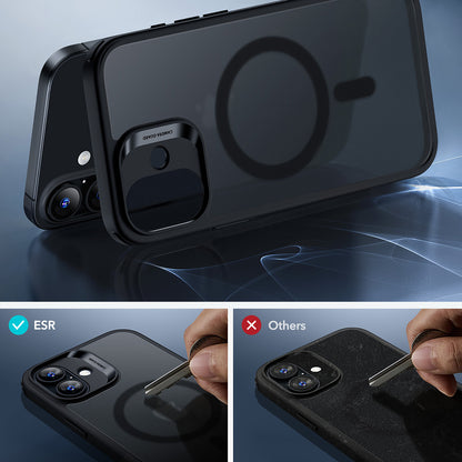 Husa MagSafe pentru Apple iPhone 17, ESR, Classic Hybrid, Neagra Satinata