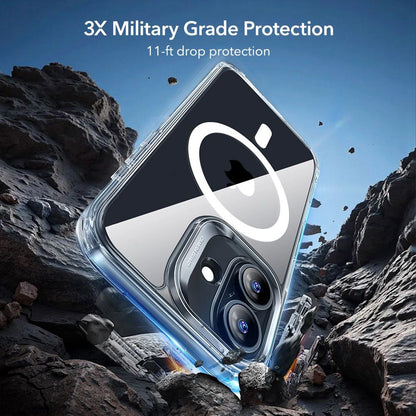 Husa MagSafe pentru Apple iPhone 17, ESR, Classic Hybrid with Screen Protector, Transparenta