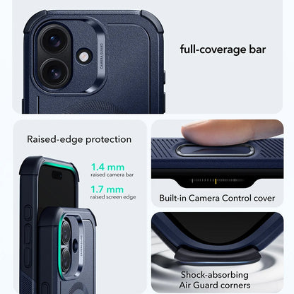 Husa MagSafe pentru Apple iPhone 17, ESR, Cyber, Albastra