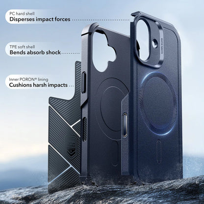 Husa MagSafe pentru Apple iPhone 17, ESR, Cyber, Albastra