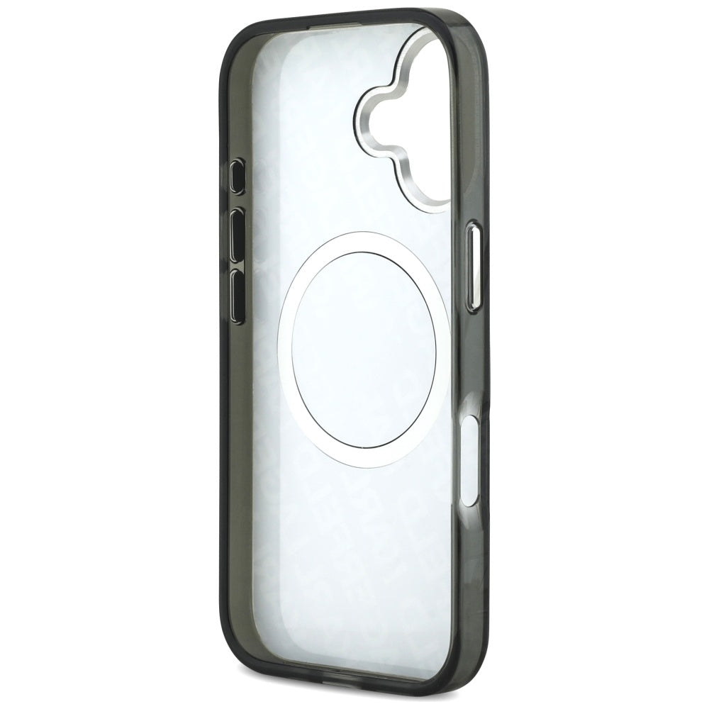 Husa MagSafe pentru Apple iPhone 17, Karl Lagerfeld, IML Choupette`s Head, Neagra