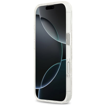 Husa MagSafe pentru Apple iPhone 17, Karl Lagerfeld, IML Glitter Karl & Choupette`s Heads, Gri